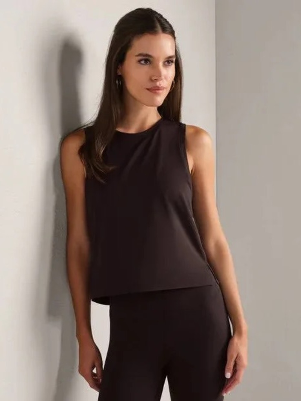 Rhone Sleeveless Tank Top - Dark Espresso L